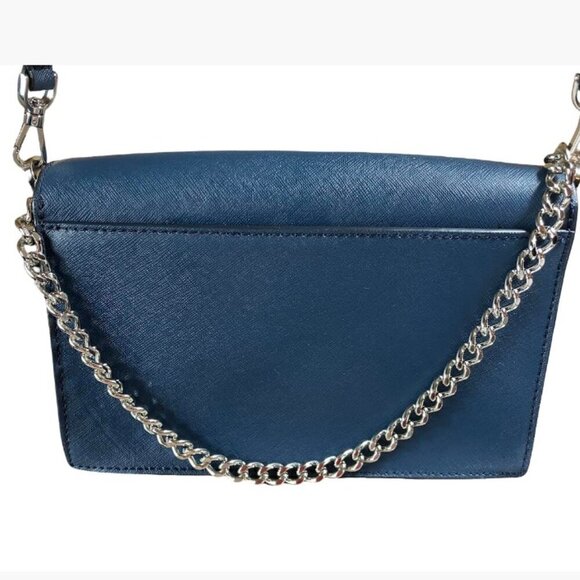 Kate Spade Cameron Convertible Floral Applique Crossbody Bag in Petrol Blue NWOT - Picture 4 of 11